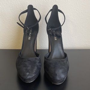 Black Coach heels
